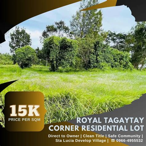 Lot royal pines tagaytay .